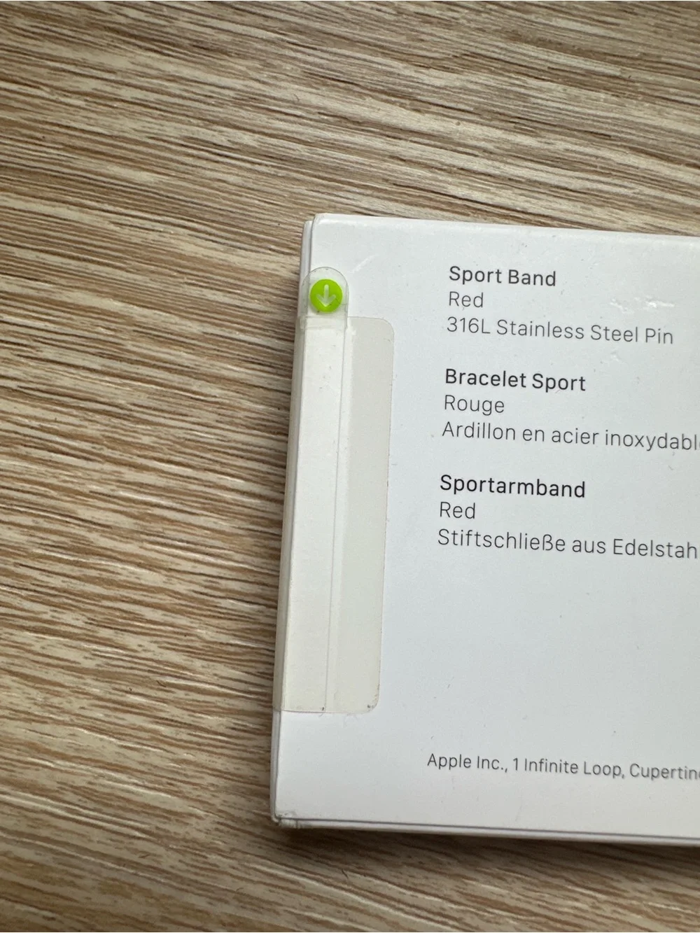 38mm Red Apple Watch Sport Band